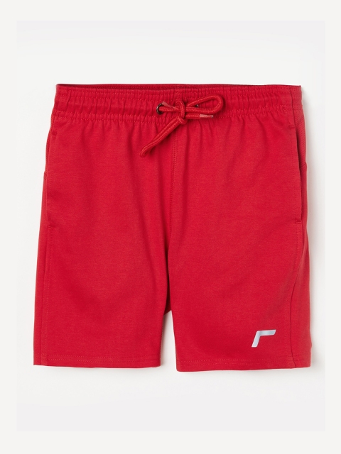 

Fame Forever Active Boys Red Regular Shorts