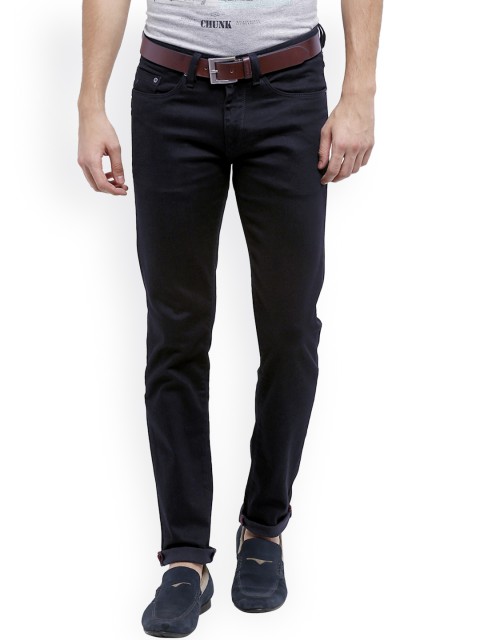 

Solly Jeans Co. by Allen Solly Men Black Skinny Fit Low Rise Clean Look Jeans
