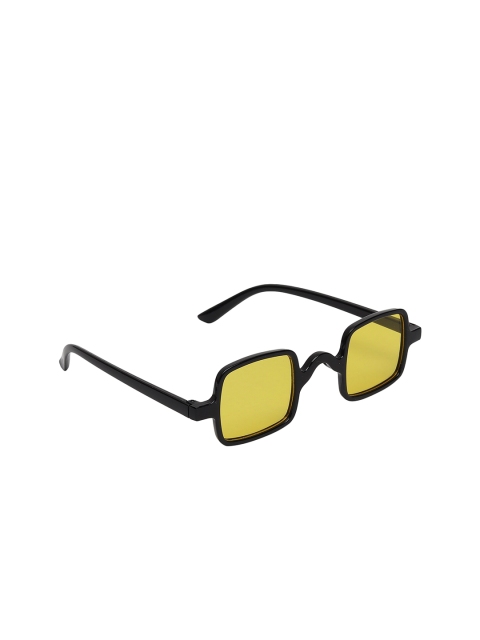 

FROGGY Unisex Kids Yellow Lens & Black Square Sunglasses with UV Protected Lens