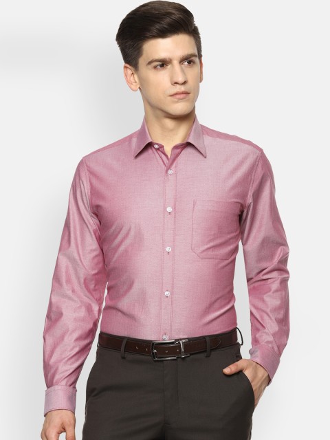 

Louis Philippe Men Red Slim Fit Opaque Casual Shirt
