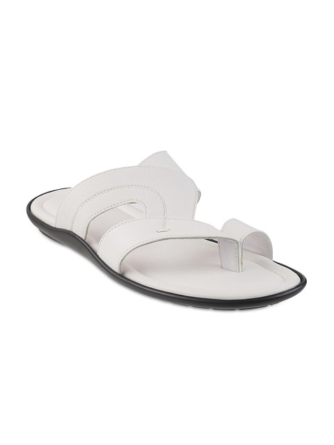 

Metro Men White Leather Comfort Sandals