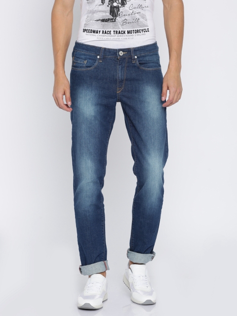 

Solly Jeans Co. by Allen Solly Men Blue Slim Fit Low Rise Clean Look Jeans