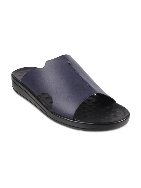 

Metro Men Blue & Black Comfort Sandals