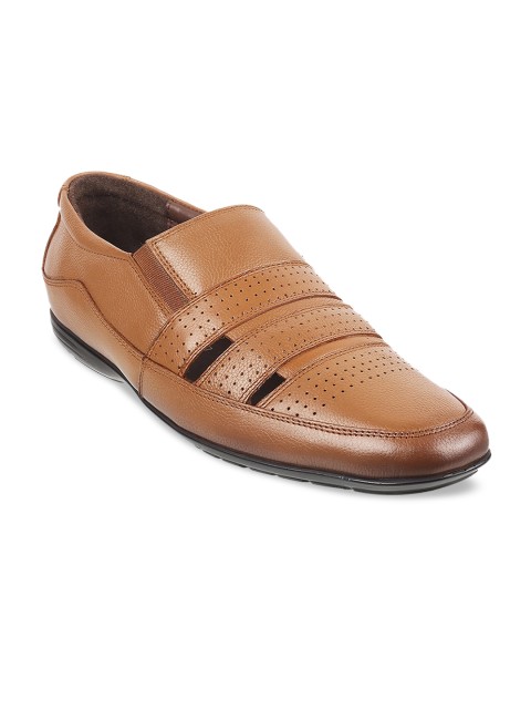 

Metro Men Tan Leather Loafers