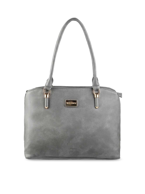 

WALKWAY Grey Structured Shoulder Bag