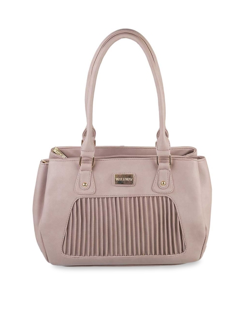 

WALKWAY Pink Self Design Structured Shoulder Bag