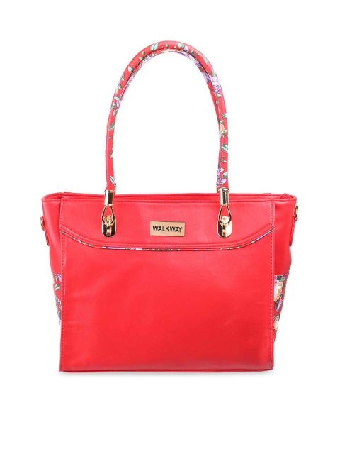

WALKWAY Red Structured Shoulder Bag