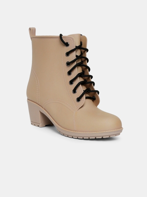 

20Dresses Women Beige Flat Boots