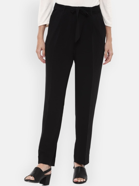 

Van Heusen Woman Women Black Pleated Trousers