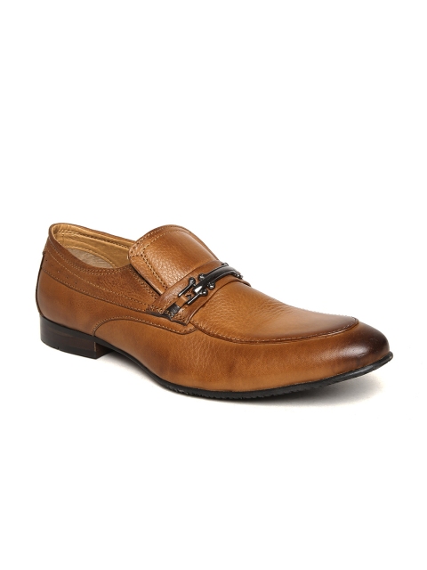 

Alberto Torresi Men Tan Brown Leather Semiformal Slip-Ons