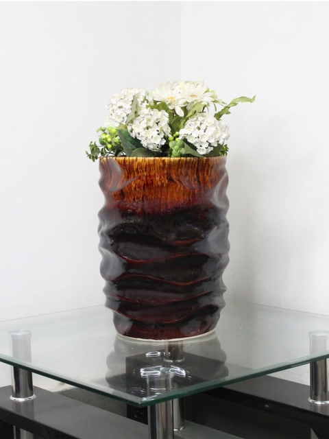 

Wonderland Brown Ceramic Planter