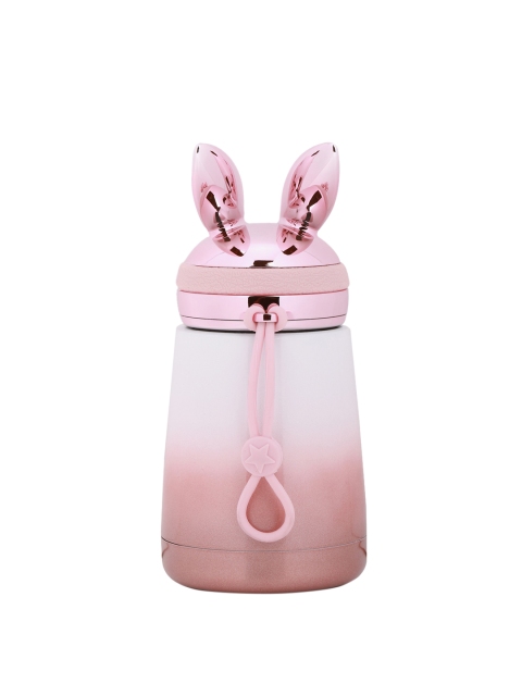 

POKORY Pink & Grey Rabbit Design Stainless Steel Insulated Water Bottle