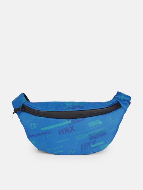 

HRX by Hrithik Roshan Kids Blue Printed Fanny-NWP Waist Pouch