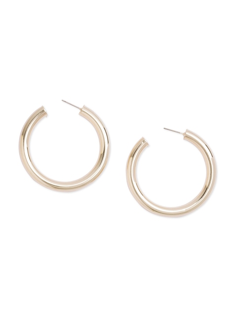 

Blisscovered Women Gold-Toned Circular Hoop Earrings