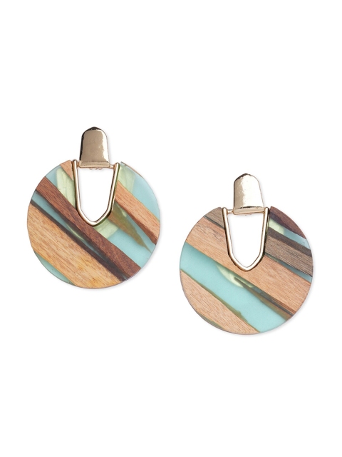 

Blisscovered Turquoise Blue Contemporary Drop Earrings