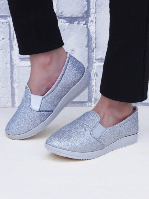

DChica Girls Blue Slip-On Sneakers