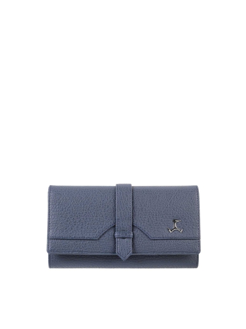 

Mochi Women Blue Textured Envelope Clutch