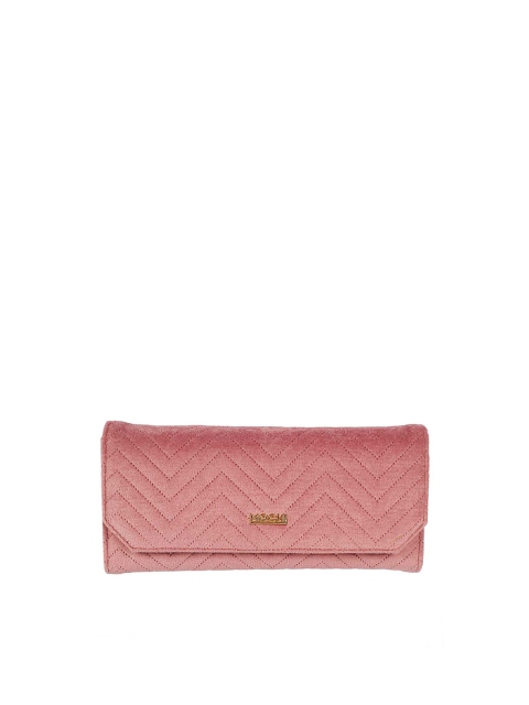 

Mochi Pink Textured Envelope Clutch
