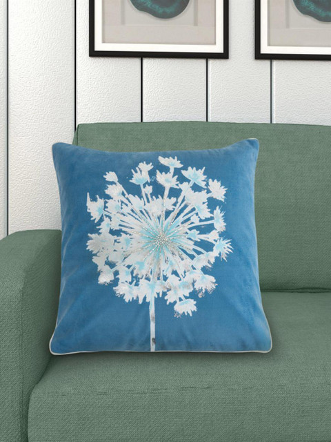 

Home Centre Blue & White Floral Square Cushion Covers