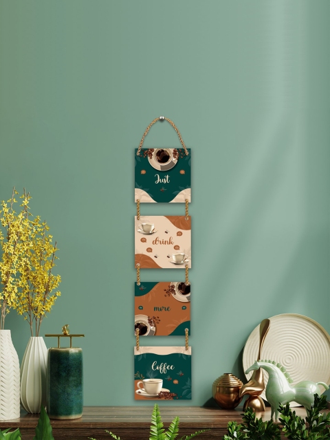 

ROMEE Multicoloured Wooden Wall Hanging, Multi