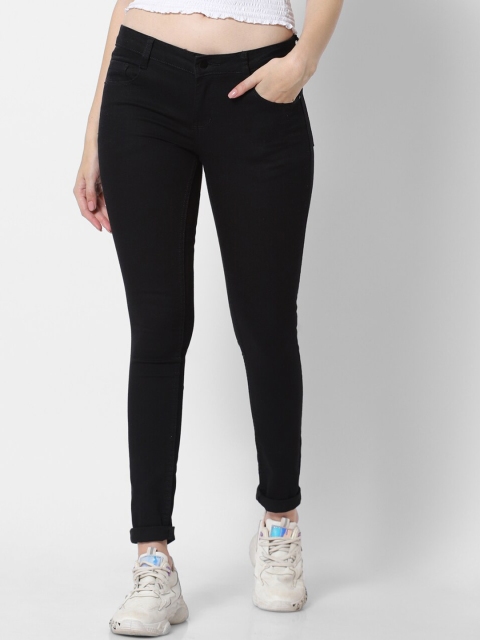 

MARCA Disati Women Black Skinny Fit Jeans