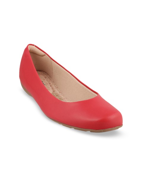 

J FONTINI Women Red Ballerinas Flats