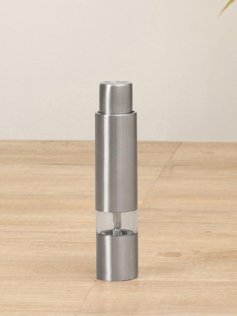 

Home Centre Silver-Toned Solid Salt & Pepper Shaker