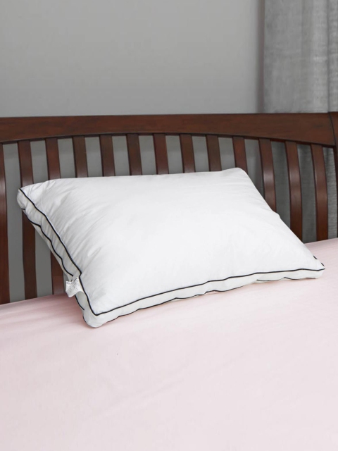 

Home Centre White Solid Cotton Pillow