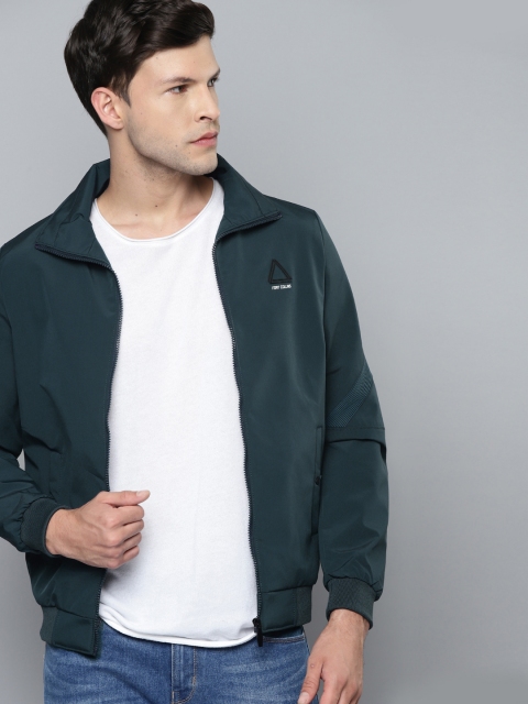 

Fort Collins Men Navy Blue Bomber Jacket