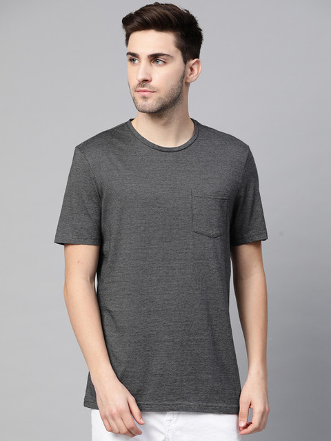 

Marks & Spencer Men Black Pocket T-shirt