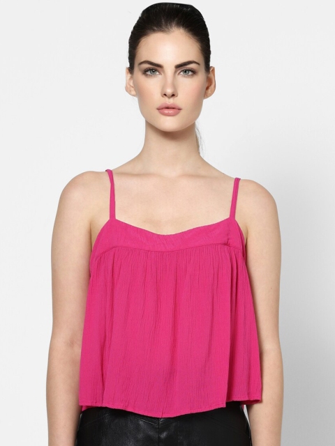 

ONLY Pink A-Line Strappy Crop Top