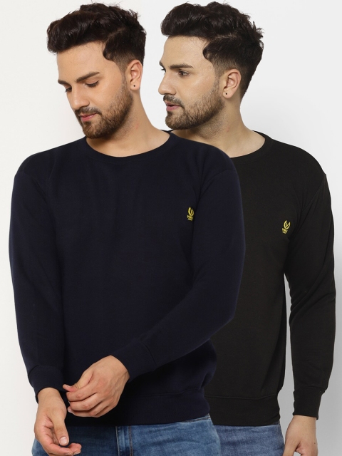 

VIMAL JONNEY Men Black Sweatshirt