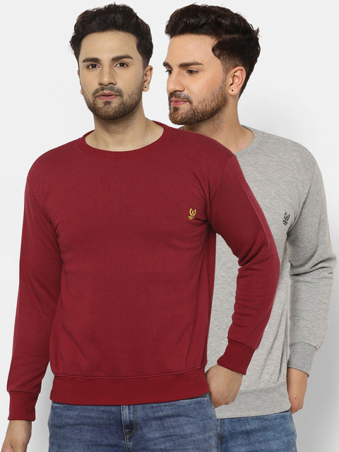 

VIMAL JONNEY Men Grey Sweatshirt