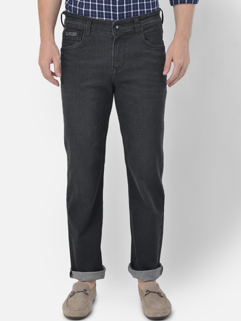 

Canary London Men Black Smart Straight Fit Light Fade Stretchable Jeans