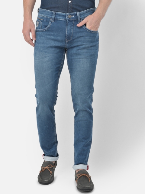 

Canary London Men Blue Smart Skinny Fit Heavy Fade Stretchable Jeans
