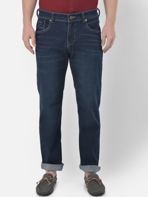 

Canary London Men Blue Smart Straight Fit Light Fade Stretchable Jeans