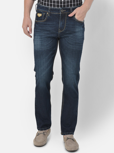 

Canary London Men Blue Smart Slim Fit Heavy Fade Stretchable Jeans