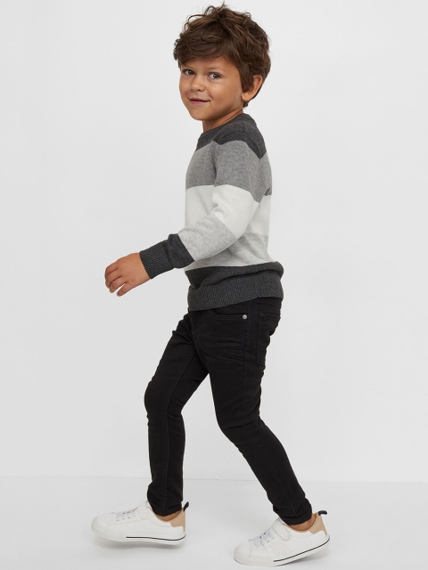 

H&M Boys Black Skinny Fit Super Soft Trousers