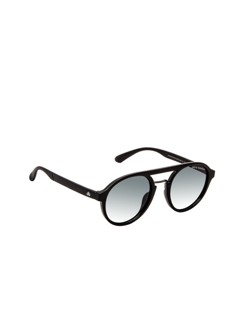 

David Blake Black Round Sunglasses with Polarised and UV Protected Lens SGDB1996