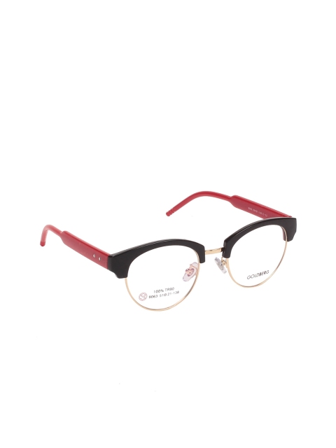 

Gold Berg Women Red & Black Colourblocked Full Rim Cateye Frames