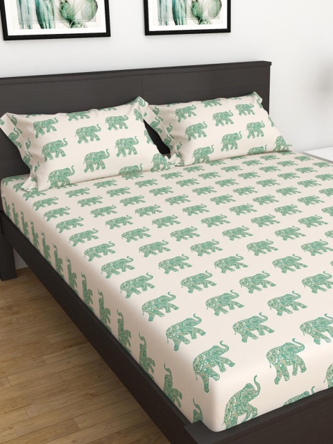 

Home Centre Emerald Ebor 3-Pc. Double Bedsheet Set, Multi