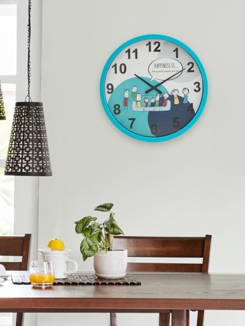 

Home Centre Multicoloured Printed Contemporary Wall Clock, Multi