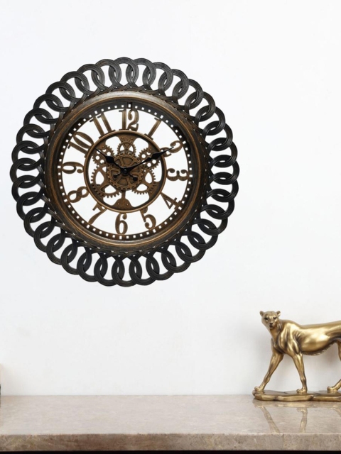 

Home Centre Brown & White Traditional Wall Clock