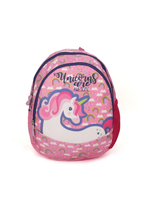 

QIPS Girls Pink & White Unicorn Backpack