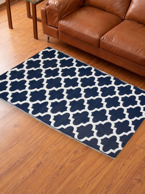 

Home Centre Navy Blue & White Canterbury Textured Woven Mat