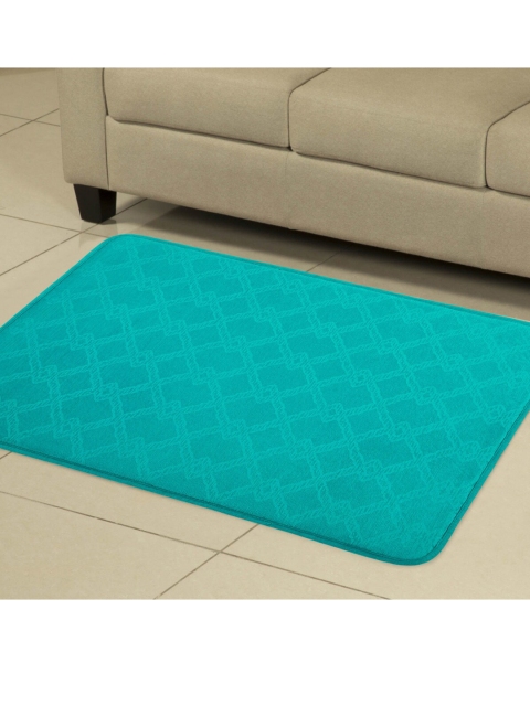 

Home Centre Blue Cloud Coddle Textured Chenille Mat