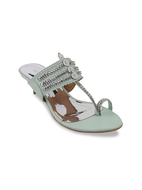 

Metro Women Green Kitten Sandals