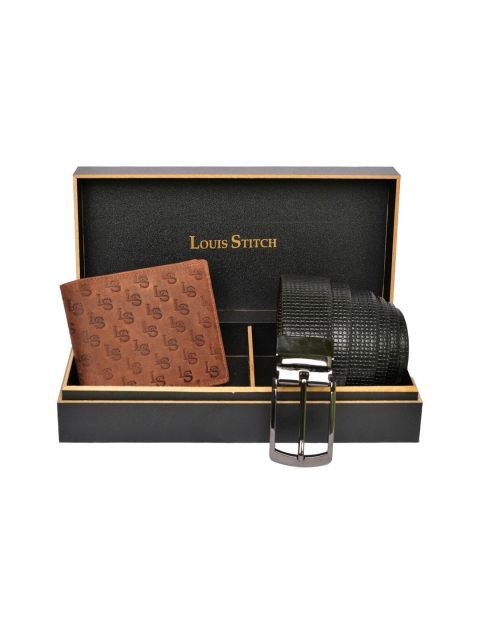 

LOUIS STITCH Men Black & Brown Accessory Gift Set