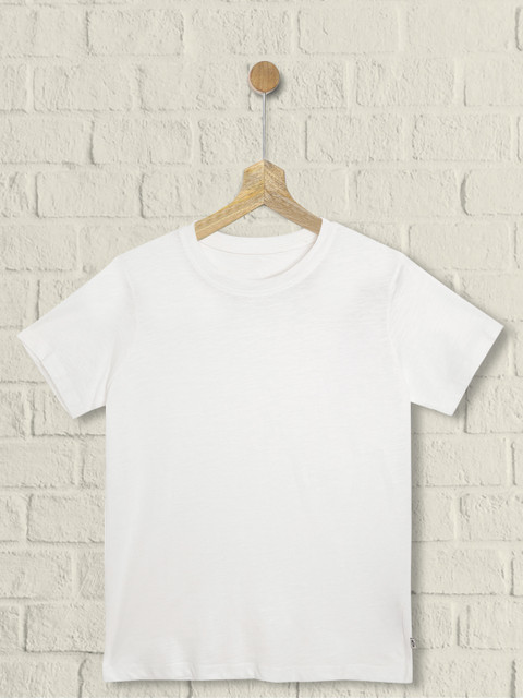 

UTH by Roadster Girls White Pure Cotton T-shirt