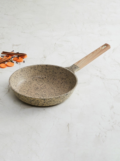 

Home Centre Beige & Black Textured Aluminium Marshmallow Fry Pan